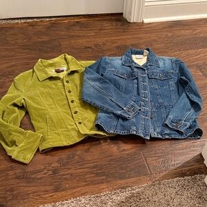 Live a Little Olive and Denim Jean Jacket Bundle